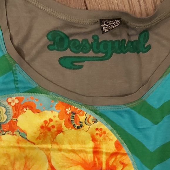 Desigual sleeveless zebra tank top - Picture 3 of 8